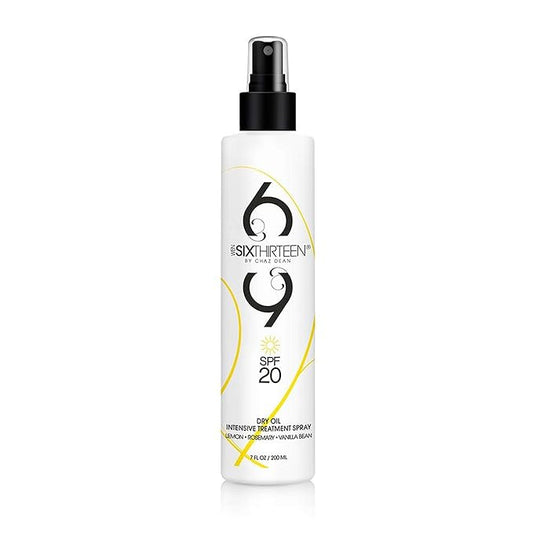 WEN 613 by Chaz Dean Dry Oil Intensive Treatment Spray - Sunscreen Spray SPF 20, Tanning Sunscreen, Suntan Lotion, Sunblock, Bronzing Sun Screen - Lemon Rosemary Vanilla Bean, 7 Fl Oz (Pack of 1)