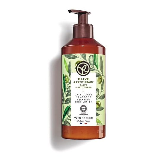 Yves Rocher Relaxing Olive and Petitgrain Body Milk Lotion - 390 ml. / 13.1 fl.oz.