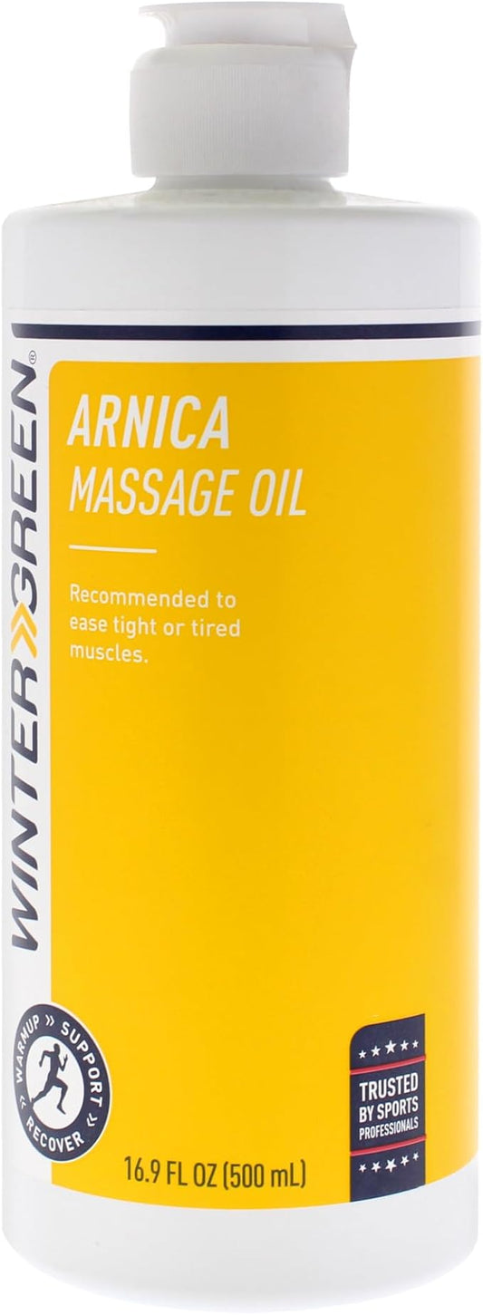 Wintergreen Arnica Massage Oil, 16.9 oz – Body Oil for Relaxation of Tight or Tired Muscles, Premium Blend for Relief, Arnica Gel Pain Relief for Athletes, Sports Therapy, Post-Workout Recovery