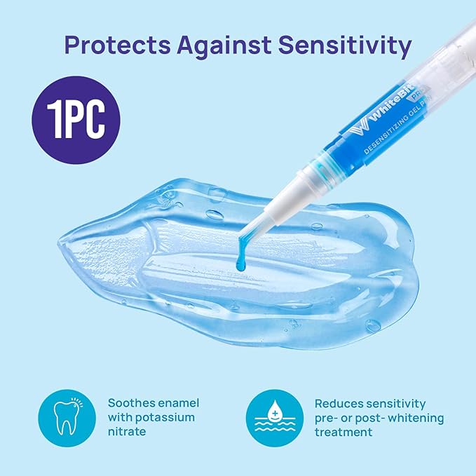 WhiteBite Pro Teeth Whitening Pens for Sensitive Teeth (4 Pens) – 35% Carbamide Peroxide Gel, Desensitizing Gel – Fast Whitening, Enamel-Safe, Travel-Friendly