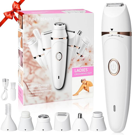 Women's Facial Hair Removal Device Gentle epilator for Sensitive Skin, Portable Facial/Bikini Area/Underarm/arm/Leg Hair Removal Device, Delivers Long-Lasting Smoothness and Comfort for Home use.